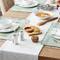 DII® 108" Tonal Recycled Cotton Slubby Rib Table Runner